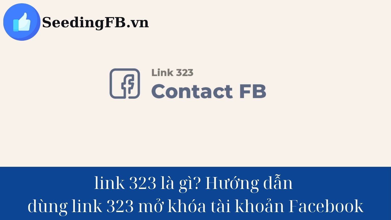 Hướng dẫn dùng link 323 mở khóa tài khoản Facebook 22 link 323 facebook