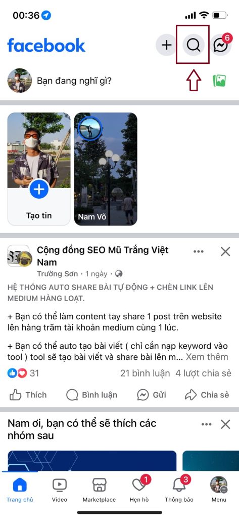 Cách chọc trên FB trên điện thoại và máy tính 7 chọc trên FB